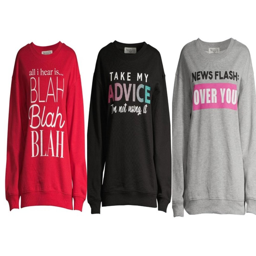 NWT Juniors Bundle (3) Graphic Sweatshirt XS